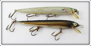 Heddon Cobra Pair: Gold Finish & Shad