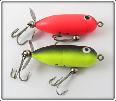 Heddon Color C'lector Tiny Torpedo Pair: Yellow & Red