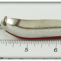 Lou J Eppinger Red & White Cop-E-Cat In Box