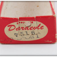 Lou J Eppinger Red & White Cop-E-Cat In Box