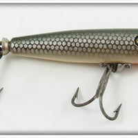 Vintage Pflueger Silver Sides Shiner Frisky Lure 