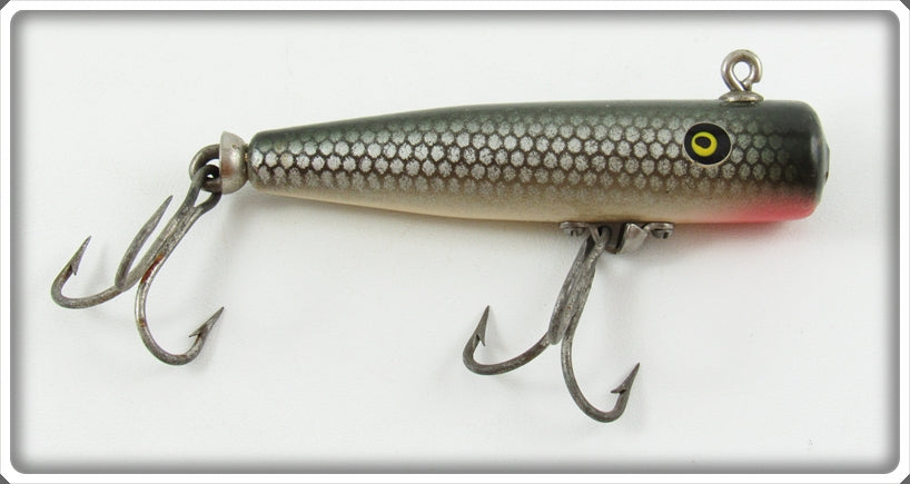 Vintage Pflueger Silver Sides Shiner Frisky Lure 