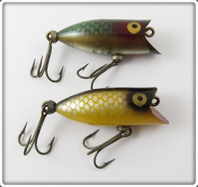 Heddon Tiny Lucky 13 Pair: Green Scale & Golden Shiner