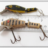 L&S Bait Co Frog Spot & White Black Stripes Pair