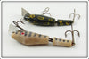 L&S Bait Co Frog Spot & White Black Stripes Pair