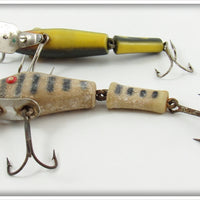 L&S Bait Co Frog Spot & White Black Stripes Pair