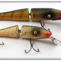 Paw Paw Perch & Silver Flitter Jointed Pikie Lure Pair 