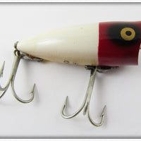 Heddon Red Head White Chugger Jr