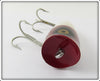 Heddon Red Head White Chugger Jr