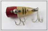Heddon Red Head White Chugger Jr