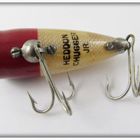 Heddon Red Head White Chugger Jr