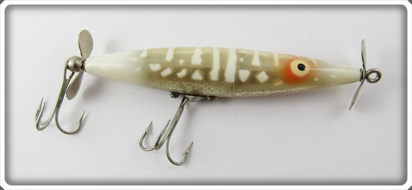 Heddon White & Silver Dying Flutter