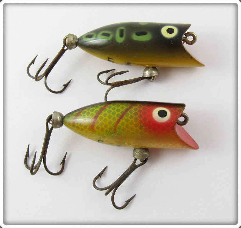 Heddon Tiny Lucky 13 Pair: Perch & Bullfrog For Sale