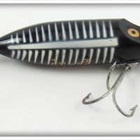 Vintage Heddon Black Shore River Runt Spook Floater Lure