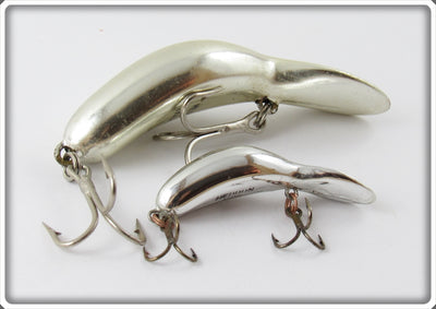 Heddon Chrome Mini Tad & Tadpolly Pair