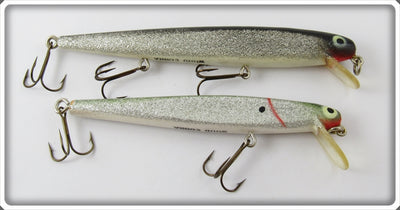 Heddon Wood Cobra Pair: Black/Silver & Shad