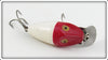 Heddon Red Head White Midget Digit