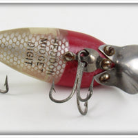 Heddon Red Head White Midget Digit
