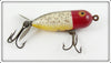 Vintage Heddon Red Head Flitter Tiny Torpedo Lure