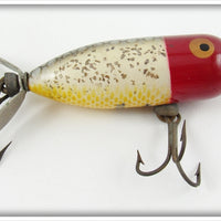 Vintage Heddon Red Head Flitter Tiny Torpedo Lure