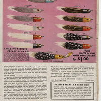 1935 Weezel Feathered Minnows Ad