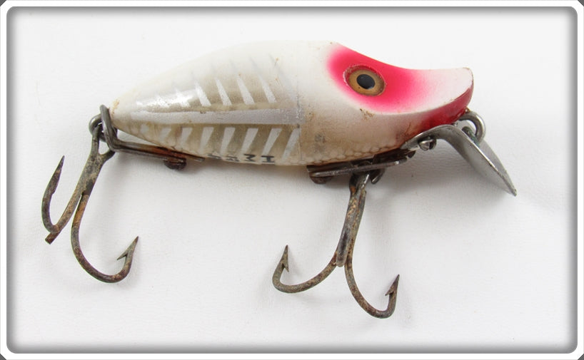 Vintage Heddon White Shore Early Midget River Runt Lure