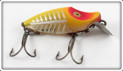 Vintage Heddon Yellow Shore Midget River Runt Lure