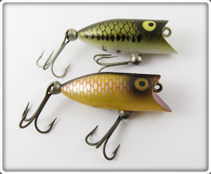 Heddon Tiny Lucky 13 Pair: Golden Shiner & Baby Bass For Sale