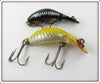 Heddon Pair: Yellow Shore Tiny Tad & Black Shore Mini Tad