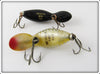 Heddon Pair: Yellow Shore Tiny Tad & Black Shore Mini Tad