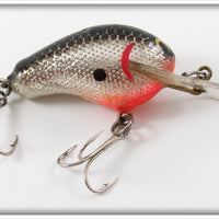 Vintage Bagley Black On Silver Foil Honey B Lure 