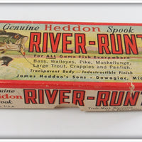 Vintage Heddon Black Shore Midget Digit Empty Lure Box