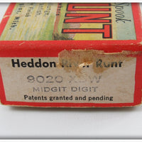Heddon Black Shore Midget Digit Empty Box