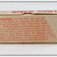 Heddon Black Shore Midget Digit Empty Box