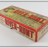 Heddon Black Shore Midget River Runt Empty Box