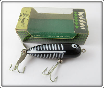 Heddon Black Shore Baby Torpedo In Correct Box 0361 XBW