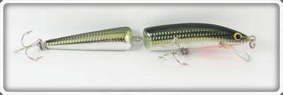 Vintage Bagley Crippled Shad On Silver Bang O Lure