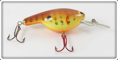Vintage Bagley Dark Crayfish On Chartruese Mama Cat Lure