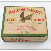 Vintage Falcon Kirby Fish Hooks In Box 