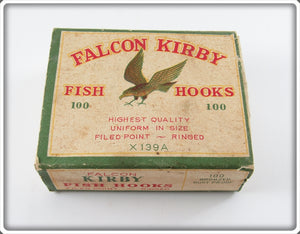 Vintage Falcon Kirby Fish Hooks In Box For Sale