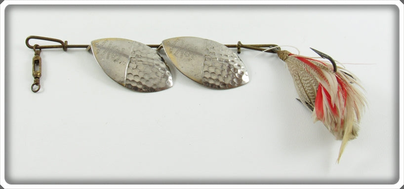 Vintage W.T.J. Lowe Buffalo Trademark Double Spinner Lure