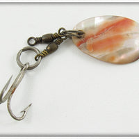 Vintage Mother Of Pearl Tiny Spinner Lure 