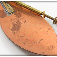 Pflueger Nickel Gold Spots Muskill Spinner No 2460 Size 9