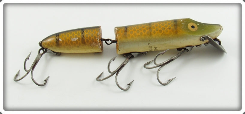 Vintage Heddon Pike Scale Jointed Vamp Lure