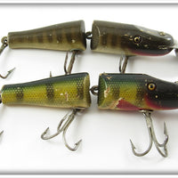 Creek Chub Perch & Pikie Scale Jointed Pikie Lure Pair 