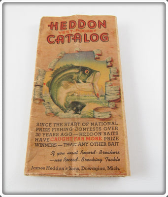 Vintage Heddon Vest Pocket Catalog