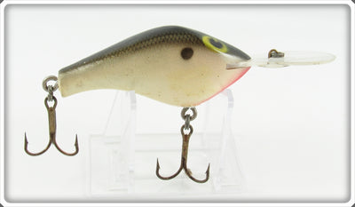 Vintage Poe's Gold Scale White Belly Crankbait Lure