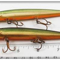 Rapala Finland Gold/Green Minnow Pair