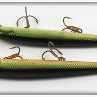 Rapala Finland Gold/Green Minnow Pair