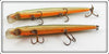 Rapala Finland Gold/Green Minnow Pair
